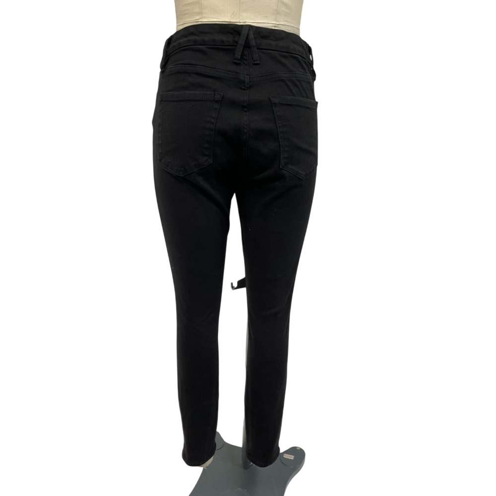 Good American Skinny Black Good Legs Denim Jeans Size 8 / 29 - Picture 3 of 6